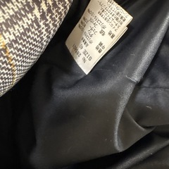 新品未使用 MONGRE モングレ 冬服 ロングダウンコート  ダブルボタン ミドル丈 チェック柄の画像