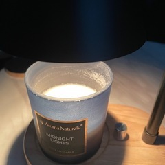 【間接照明】キャンドルウォーマーランプ/中古キャンドル付きの画像