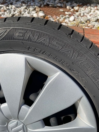 【取引中】スズキ純正サマータイヤ4本 155/65R14 実走行8,000km