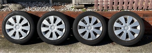【取引中】スズキ純正サマータイヤ4本 155/65R14 実走行8,000km