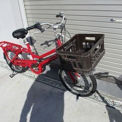 E705★限定特価　整備済み★ブリヂストン　TOTO　BOX　レッド　３段オートライト★ 中古自転車 【F20R18インチ】 (*^▽^*)の画像