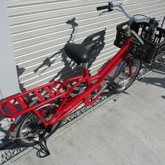 E705★限定特価　整備済み★ブリヂストン　TOTO　BOX　レッド　３段オートライト★ 中古自転車 【F20R18インチ】 (*^▽^*)の画像