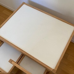 （お話中）子供用　机&椅子セット【IKEA】の画像