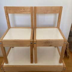 （お話中）子供用　机&椅子セット【IKEA】の画像