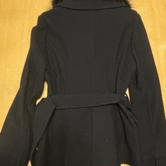 レディース　ファー付きコートの画像