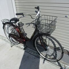 E706★限定特価★ 中古自転車 【26インチ　SOGO　軽快車　エンジ　LEDオートライト 】 入札お待ちしております(*^▽^*)の画像