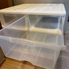 天馬　押入れ　収納ボックス　衣装ケース　大型　3段の画像