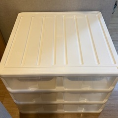 天馬　押入れ　収納ボックス　衣装ケース　大型　3段の画像