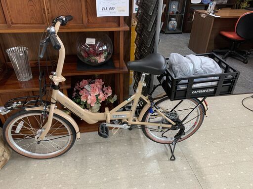 ★来店限定 　キャプテンスタッグ　折りたたみ自転車　コンタナ