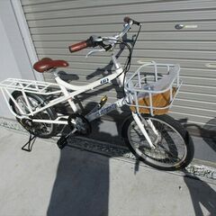 E708★　32800円★　ミニベロ中古自転車 ルイガノ　MV1カーゴ　ホワイト【20インチ 】の画像