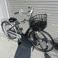 E711★限定特価　整備済み★ブリヂストン　カルーサ　グリーン　アルミフレーム★ 中古自転車 【26インチ　】 (*^▽^*)の画像