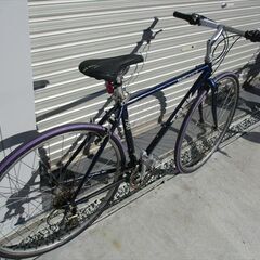 E713★　25800円★整備済み スポーツ中古自転車 TREK マルチトラック　ブルー　48ｃｍ【クロスバイク】の画像