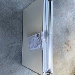 幅広アルミテーブル180×80の画像