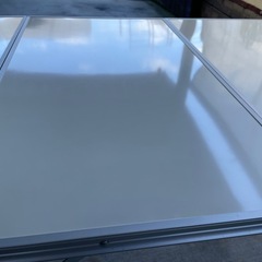 幅広アルミテーブル180×80の画像