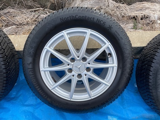 メルセデス ベンツ 純正 アルミホイール スタッドレス 205/60R16