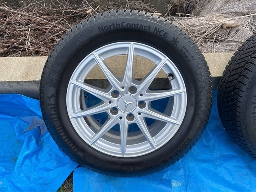 メルセデス ベンツ 純正 アルミホイール スタッドレス 205/60R16