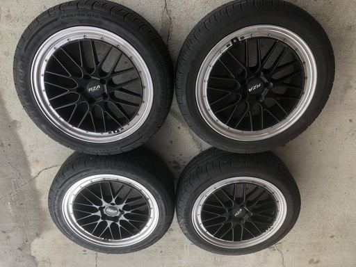 アルミホイール19インチ　タイヤ付き