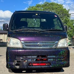 ハイゼットトラック 4WD レインボーラメ塗装 デコトラ 軽トラの画像