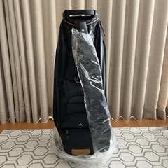 【新品・未使用】adidas アディダス キャディバッグ/ゴルフバッグJUT50 カート型 9型 2025年モデル　黒　ブラックの画像