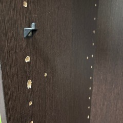 ブラウンの３段棚の画像