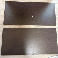 ブラウンの３段棚の画像