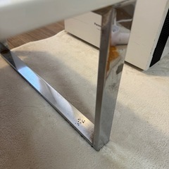 ニトリ　ガラス　ローテーブルの画像