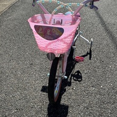 プリンセス　自転車　16インチ　ディズニー　子供用　幼児用の画像