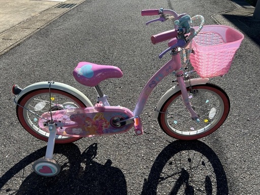 プリンセス　自転車　16インチ　ディズニー　子供用　幼児用