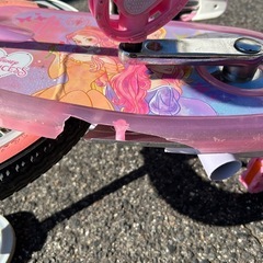 プリンセス　自転車　16インチ　ディズニー　子供用　幼児用の画像