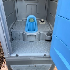 👉 仮設トイレ　中古　美品　現場・キャンプ・DIY用にも◎の画像