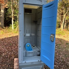 👉 仮設トイレ　中古　美品　現場・キャンプ・DIY用にも◎の画像