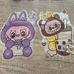 ラブブビニールジップ袋の画像