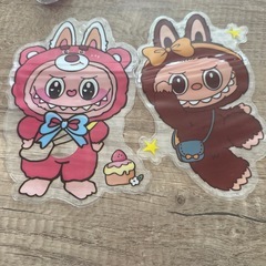 ラブブビニールジップ袋の画像