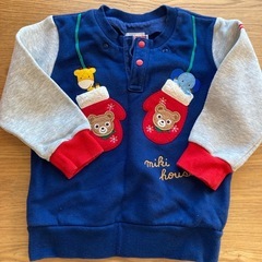 【ミキハウス100サイズ】トレーナー3点＋おまけ
の画像