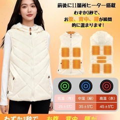 [Absdefen] 電熱ベスト 発熱ベストの画像