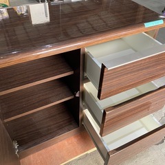 今日も元気に営業中‼️ ニトリ　キャビネット(ブラウン)の画像