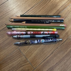 筆記用具   鉛筆 シャープペンシル ボールペン 蛍光ペンの画像