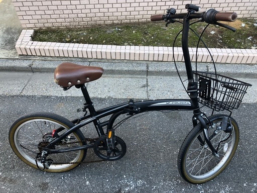 チェーン、泥除け明日届きます 20インチ6速 折りたたみ自転車