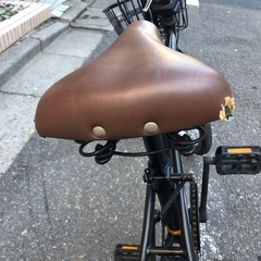 チェーン、泥除け明日届きます 20インチ6速 折りたたみ自転車の画像