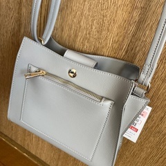 新品　グレーミニショルダーバッグの画像