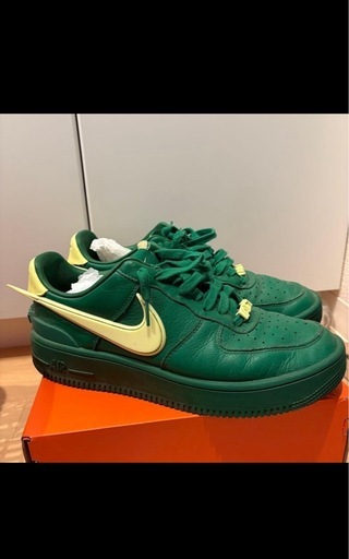 美品 NIKE エアフォース1 AMBUSH グリーン 27.5cm