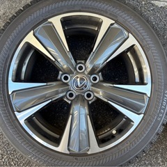 レクサスUXバージョンL純正アルミホイールスタッドレスタイヤセットの画像