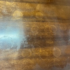 O 2511-721 ニトリ折りたたみテーブル　キズ汚れ有りの画像