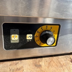 ■中古品 マルゼン IH調理器 MIH-P03 2017年 3相200V 450ｘ600ｘ270ｍｍ 動作問題なし 厨房■の画像