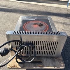 ■中古品 マルゼン IH調理器 MIH-P03 2017年 3相200V 450ｘ600ｘ270ｍｍ 動作問題なし 厨房■の画像