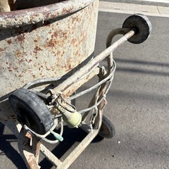 ■中古品 マゼラー ハンディーミキサー PM-23G/GH 75L 100V 直径：650ｍｍ モルタルミキサー 動作問題なし■の画像