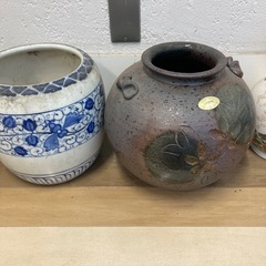 壺　花瓶　火鉢　5個の画像