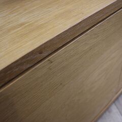 【川崎市宮前区リサイクルオフ】MUJI　無印良品　TVボード　オーク材　w162.5cmの画像