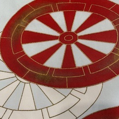 名古屋帯 未使用 薄水色の画像