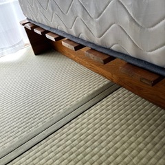 シングルベッド フレーム マットレス セットの画像